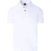 BOSS Poloshirt i bomuldspiqué med logo