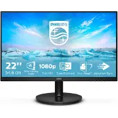 Philips 21,5" skærm 221V8A/00 VGA HDMI-højttalere