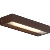 QAZQA Moderne væglampe rustbrun 22cm inkl. LED IP65 - Hannah