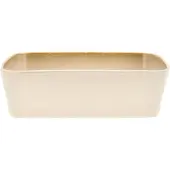 Bitz fad rektangulært 21x28 cm Cream white