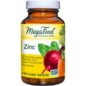MegaFood , Zink, 22,5 mg, 60 Tabletter