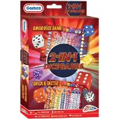 Grafix 2-i-1 spil med terninger og bingo