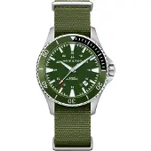 Hamilton Herreur H82375961 Khaki Navy Grøn/Tekstil Ø40 mm