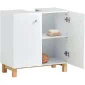 SoBuy BZR92-W Hvidt Vaskeskab 60x60x30 cm