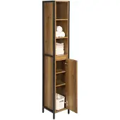 SoBuy Badeværelsesskab BZR62-PF, natur