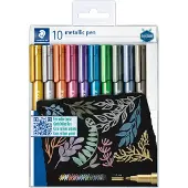 Staedtler Tuscher - 10 stk. - Metallic Calligraphy - 1-2 mm - - OneSize - Tusch