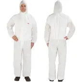 3M 4515 - L, Hvid, L, Voksen, Unisex, Lynlås, Front