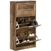 SoBuy Skoskab 60x115x23 cm - 3 Klapper