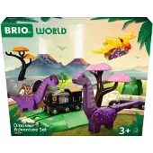 BRIO World Togbanesæt m. Dinosaurer - 21 dele - 36094 - - OneSize - Legetøj