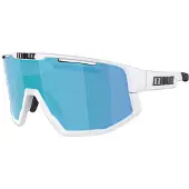 Bliz - Solbriller - Fusion Small Matt White Brown w Blue Multi til Unisex - Hvid