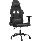 vidaXL gamingstol kunstlæder sort