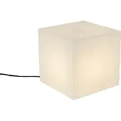 QAZQA Moderne udendørslampe hvid 30 cm firkantet IP44 - Nura
