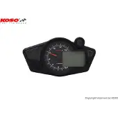 KOSO Rx1N Gp Style Instrument SORT-HVID BELYST