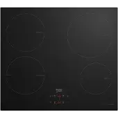 Beko HII64400MT - Induktions kogeplade - 4 plader - Niche - bredde: 56 cm - dybde: 49 cm - sort