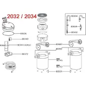 Eheim 2032/2231/2232 Filtermediebeholder