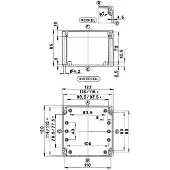 Bernstein Kasse CT-682 ABS 120X122X85