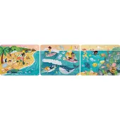 Hape Beach Puzzles for Kids 5y