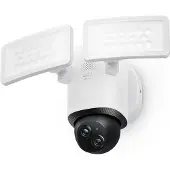 Eufy Floodlight E340 - Netværksovervågningskamera - panonering / hældningsvinkel - udendørs - vejrbestandig - farve (Dag/nat) - 3K, 2K - audio - trådløs - WiFi