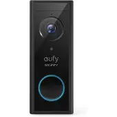 Eufy Video Doorbell 2K - Dørringeklokke - trådløs - Wi-Fi - 2.4 Ghz - sort