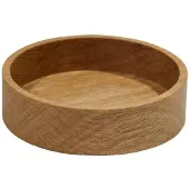 Lind DNA Wood Box opbevaring til glasbrikker Nature-oak, circle, S