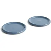 HAY Barro tallerken Dark blue, Ø24 cm 2-pak