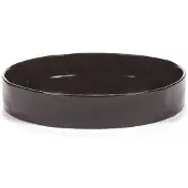 Serax La Mère dyb tallerken L Ø25 cm Dark brown