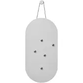 Zone Denmark A-Bulletin Board opslagstavle soft grey, inkl. magneter