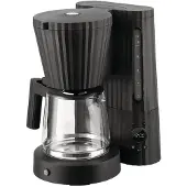 Alessi Plissé kaffemaskine Sort