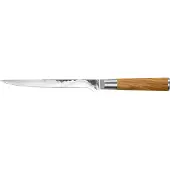 Forged håndsmedet stål, fillet kniv, 18cm