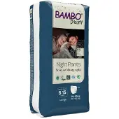 Bambo Nature Børneble, bukseble, Bambo Dreamy Night Pants - (6 stk.)