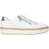 Rieker Sneaker low sand / sølv / hvid