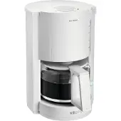 Krups F30901, Filter kaffemaskine, 1050 W, Hvid