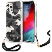 GUESS GUHCP12MKSARBK iPhone 12/12 Pro 6,1" sort/sort hardcase Camo Collection