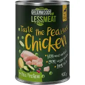 Greenwoods Økonomipakke: 12 x 400 g Less Meat - Peas Ærter Okse