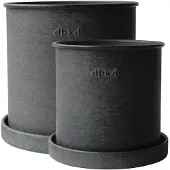 DBKD Plant pot potte small 2-pak Black