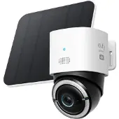 Eufy S330 - Netværksovervågningskamera - panonering / hældningsvinkel - udendørs - støvresistent/vandresistent - farve (Dag/nat) - 4K - audio - trådløs - WiFi - 4G