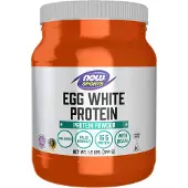 Now , Sports, Æggehvide Protein med BCAA, Proteinpulver, Uflavored, 1,2 lbs (544 g)