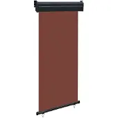 vidaXL Sidemarkise Til Altan - Brun / 105 X 250 cm