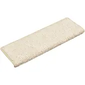 vidaXL 15 stk. trappemåtter 65x21x4 cm hvid