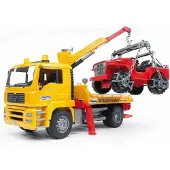 Stanley Jr. MAN TGA Breakdown-truck with cross country vehicle
