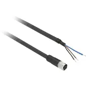Schneider Electric Følerkabel PUR M8 3-pin hun lige 5 meter XZCP0566L5