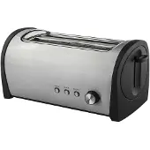 Big Buy Cooking Rustfrit Stål Brødrister 1400w 2 Riller