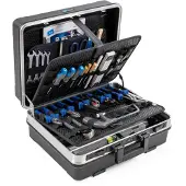 Gedore tool.case flex - Dokumentmappe til værktøjer - aluminium, groft slag ABS-plastik - sort