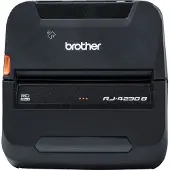 Brother RuggedJet RJ-4230B - Kvitteringsprinter - direkte termisk - Rulle (11,4 cm) - 203 x 203 dpi - op til 127 mm/sek. - USB 2.0, Bluetooth 4.2
