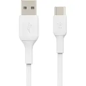 Belkin BOOST CHARGE USB-A - USB-C-kabel, 2m, vit
