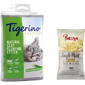 Tigerino Premium kattegrus - Friskslået Græs - 12 kg
