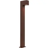 QAZQA Industriel stående udendørslampe rustbrun 80 cm IP44 - Baleno