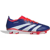 Adidas Herre Predator League Fremgangspakke FG Fast Grund Fodboldstøvler Lucid Blue/Cloud White/Solar Red