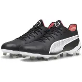 Puma King Ultimate FG/AG Breakthrough - Sort/Hvid/Rød, størrelse 40