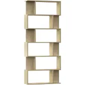 vidaXL reol/opdeler, Sonoma eg, 80x24x192 cm